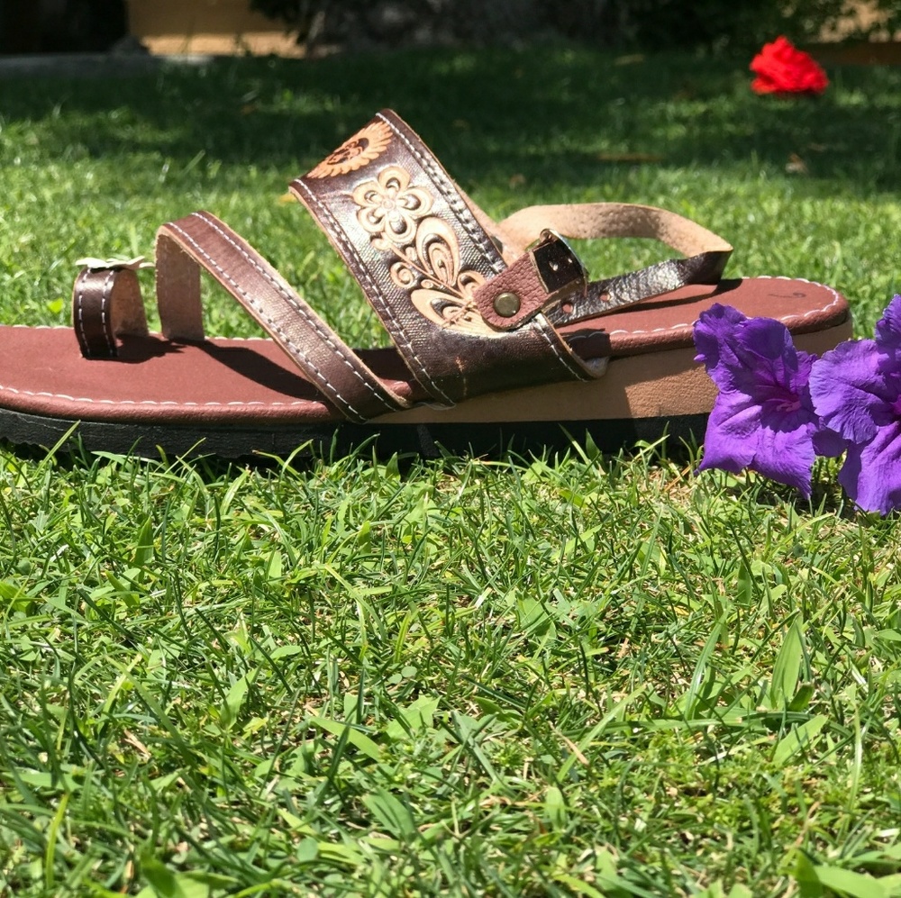 Womens sandal /Mexican Huaraches - Picture 6 of 7